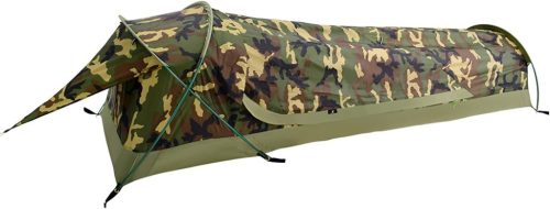 GEERTOP Ultrakönnyű Egyszemélyes Vízálló Bivy Sátor - PU5000MM Poliészter, Szellőző Ablakokkal, 3 Évszakos Túrázáshoz, Kempingezéshez, Hord