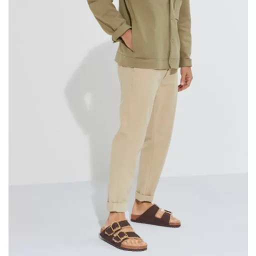 Pantofi bărbați Arizona Bold, piele Shearling Espresso, croială largă.