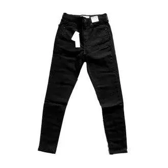   Šedé úzke rifle Spray-On Super-Szűk Fit s pútkami na opasok a piatimi vreckami W30 L34 EUR