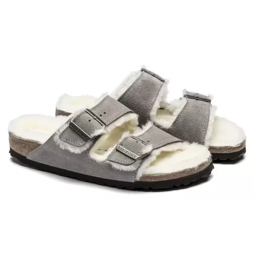Birkenstock Arizona női papucs szarvasbőr kő színű EU 41