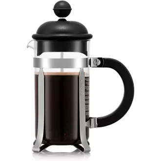   Bodum Caffettiera čierny francúzsky kávovar 350 ml – borosilikátové sklo