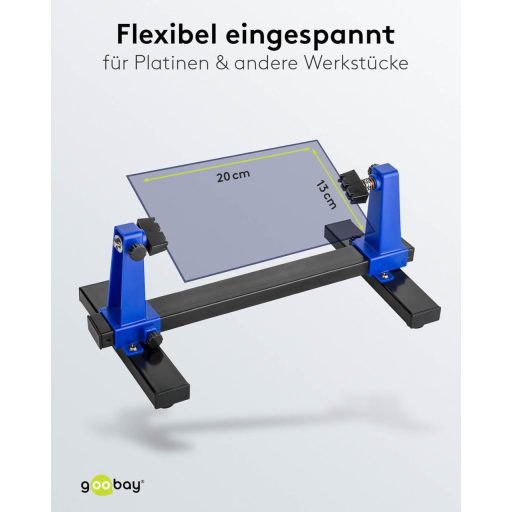 goobay PCB nyáklap tartó rögzítő szereléshez és szervizhez