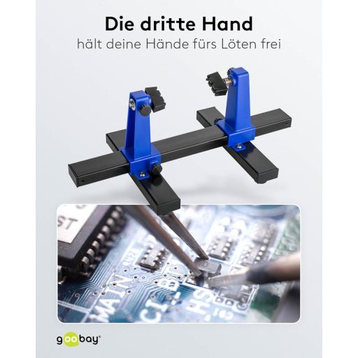 goobay PCB nyáklap tartó rögzítő szereléshez és szervizhez