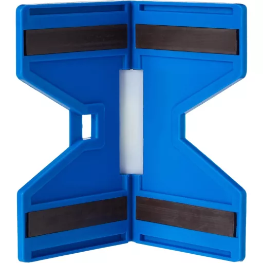 Magnetická vodováha Silverline SL05 na stĺpy 135 mm - Viacfarebná plastová vodováha na stĺpiky plotov, poštové schránky