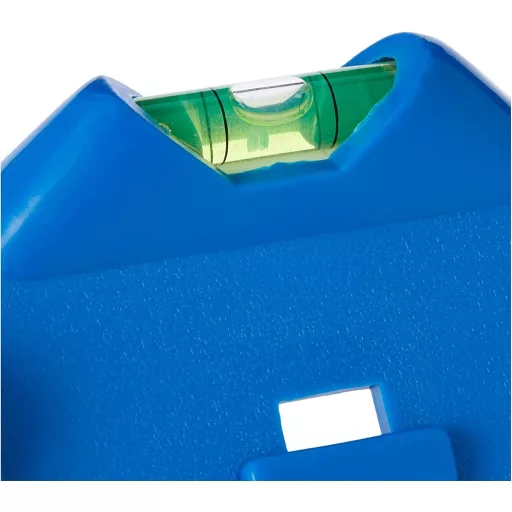 Magnetická vodováha Silverline SL05 na stĺpy 135 mm - Viacfarebná plastová vodováha na stĺpiky plotov, poštové schránky