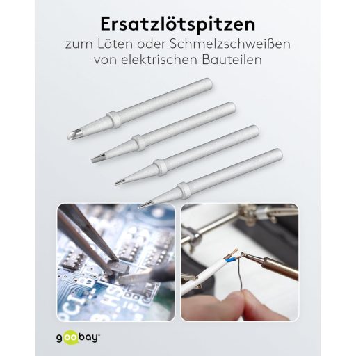 Goobay forrasztócsúcs szett AP 2 4 csatornás állomáshoz