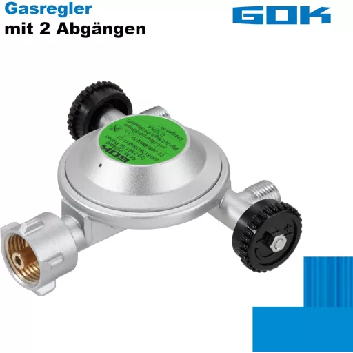 GOK 2-kimenetes gáznyomás-szabályozó