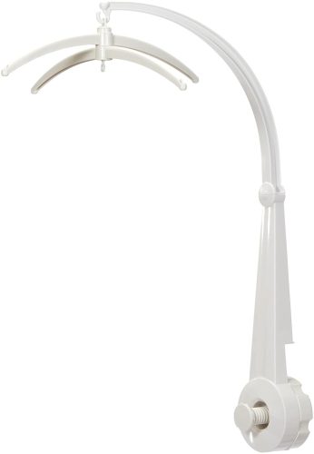 Braț suport mobil muzical Sterntaler pentru nou-născuți, alb, consolă universală pentru pătuț, 57 cm, poliester