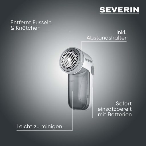SEVERIN CS 7976 Szövetgombremover Elektromos Bolyhozó Elemmel