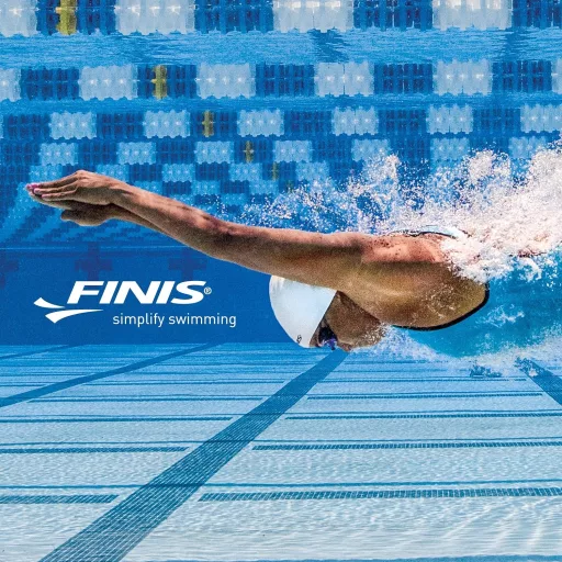 Snorkel central pentru înot FINIS Freestyle, Galben - Pentru dezvoltarea tehnicii și a posturii în înot