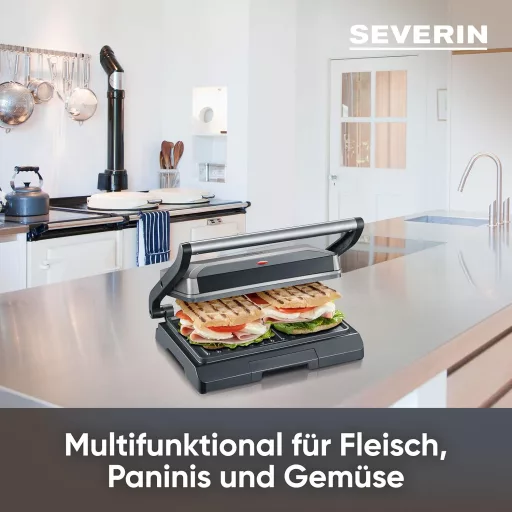Severin 800W multifunkciós kompakt grillsütő elektromos