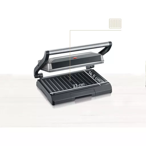 Severin 800W multifunkciós kompakt grillsütő elektromos
