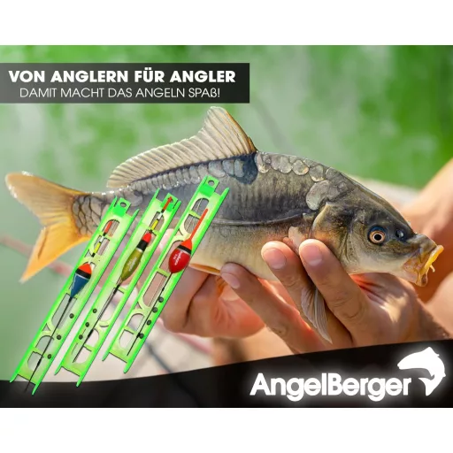 Angel-Berger Horgász szett 3 féle komplett úszós horgászfelszerelés készlet