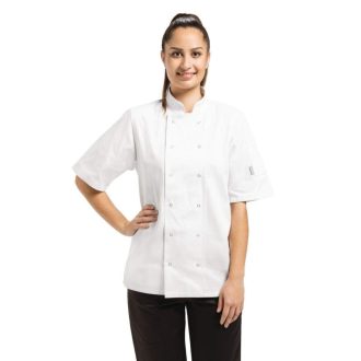 Whites Chefs Clothing Vegas fehér rövid ujjú séfkabát