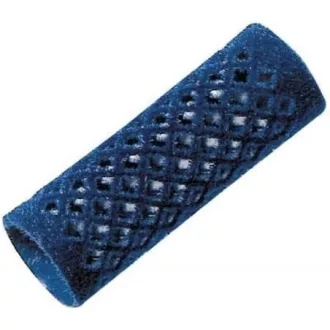   COMAIR GERMANY Set Bigudiuri Metalice - 12 buc Bigudiuri Lungi Albastre, 21 mm, Pentru Coafare Durabilă, Accesoriu Profesional de Coafor