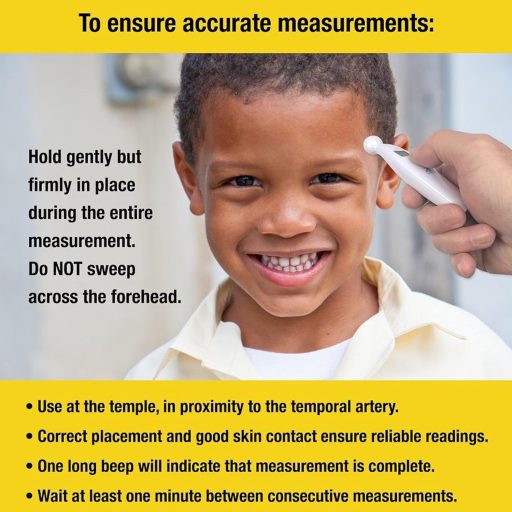 Termometru digital ADC Temple Touch pentru măsurarea rapidă și precisă a temperaturii corpului