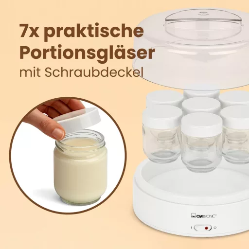 Clatronic JM 3344 joghurtkészítő gép házi joghurthoz