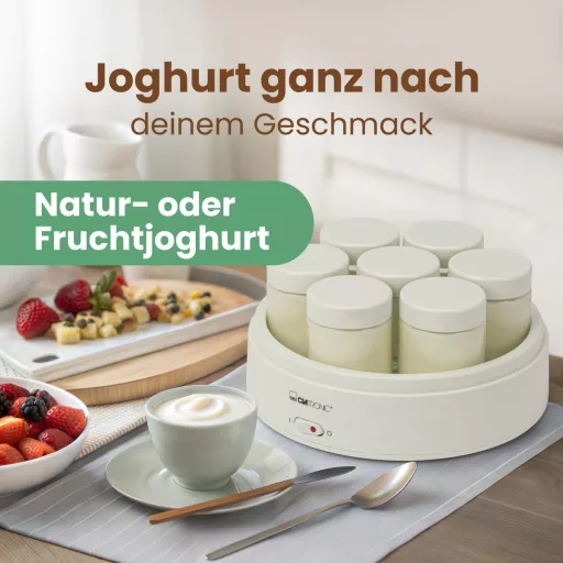 Clatronic JM 3344 joghurtkészítő gép házi joghurthoz