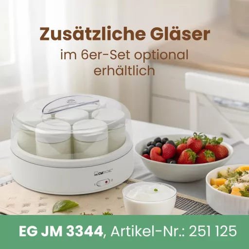 Clatronic JM 3344 joghurtkészítő gép házi joghurthoz