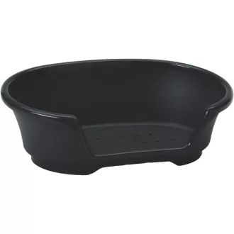   Savic Cosy 55 cm-es fekete műanyag kutyaágy - 65 x 41 x 19 cm (L x W x H), Black