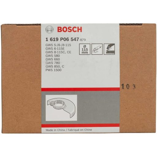 Bosch Sarokcsiszoló Védőburkolat 115mm Csavarzárral Kódolt