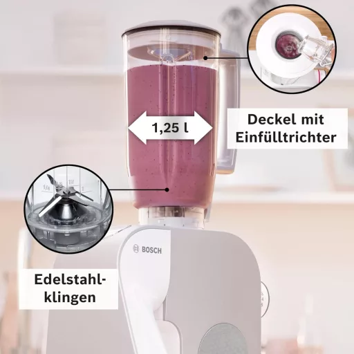 Bosch MUZ5MX1 Mixer Kiegészítés 1,25L Turmixgép Smoothie Készítő