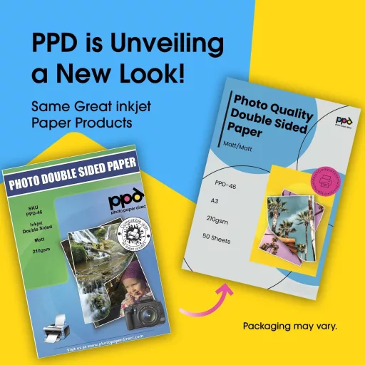 PPD Inkjet Fényes Mágneses Fotópapír A4 - 5 lapos csomag - Hűtőre, fémfelületekre rögzíthető - Fehér, 80g - Tintasugaras nyomtatókhoz