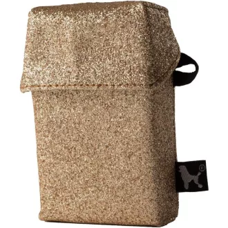   Smokeshirt Divatos, arany glitteres cigarettatartó 20 db cigarettának