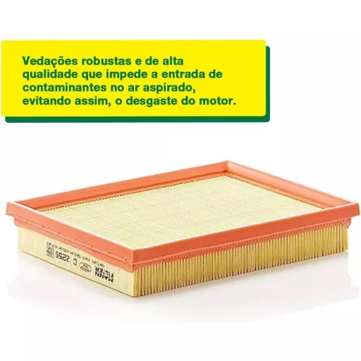 MANN-FILTER C 2256 Filtru de Aer Original Auto - Reambalat