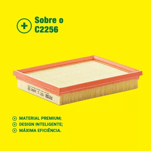 MANN-FILTER C 2256 Filtru de Aer Original Auto - Reambalat