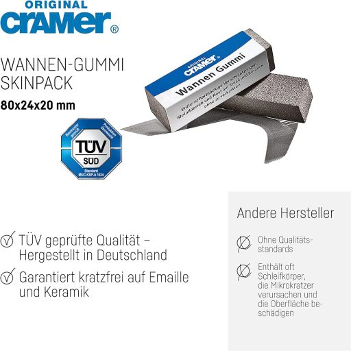 Cramer fürdőkád tisztító gumi makacs lerakódások eltávolítására