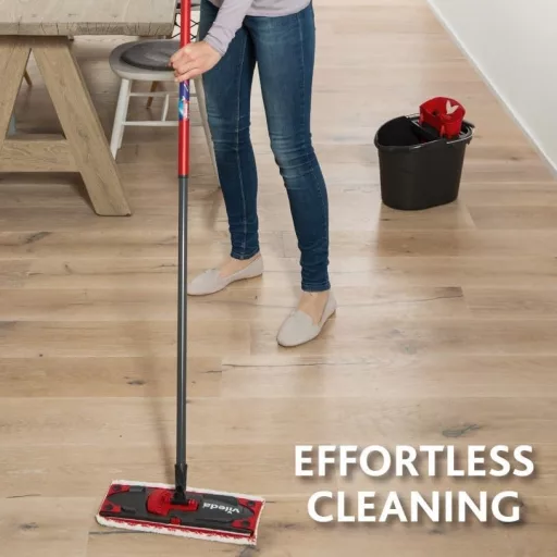 Vileda Ultramax Complete padlótisztító szett vödör és lapos moppal