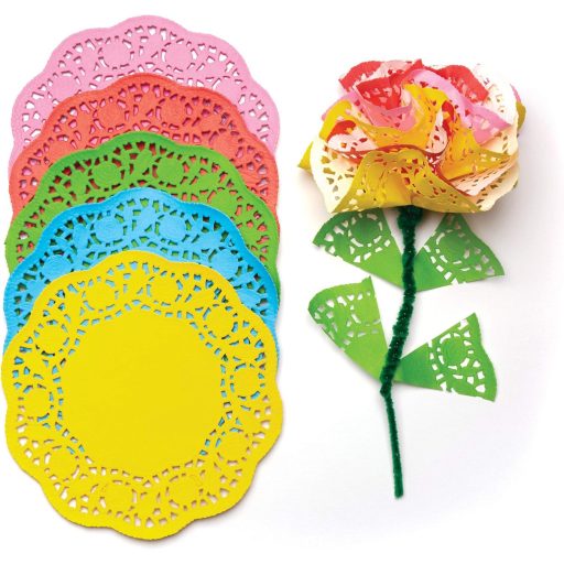 Baker Ross Színes Papír Csipkék - Gyerekeknek Kézműves Munkához - 120 db Vegyes