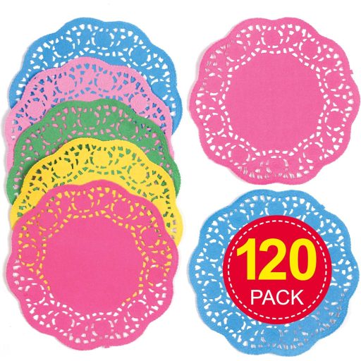 Baker Ross Színes Papír Csipkék - Gyerekeknek Kézműves Munkához - 120 db Vegyes