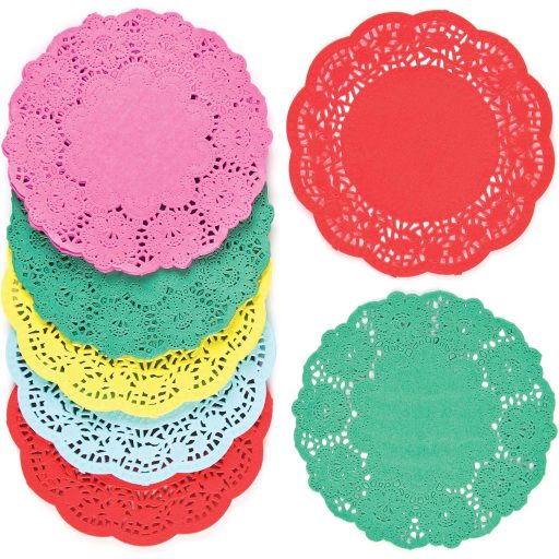 Baker Ross Színes Papír Csipkék - Gyerekeknek Kézműves Munkához - 120 db Vegyes