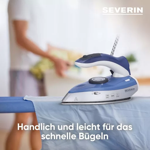 SEVERIN BA 3234 Utazó Gőzvasaló Ezüst Kompakt Hordozható