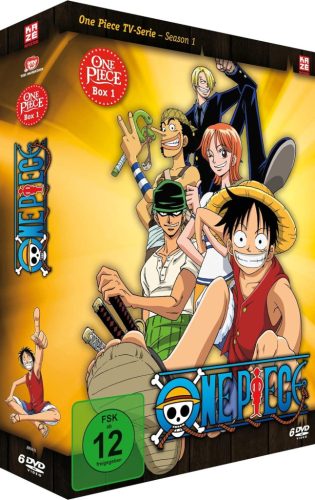 ONE PIECE TV Sorozat - Box 1 DVD [1999] - Német, PAL, Dolby