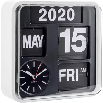   Karlsson Flip Calendar Falióra Fehér Mini Flip Naptáras - White