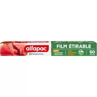   Alfapac AF4 Roll 50m Nyújtható Clingfilm Élelmiszer Csomagoláshoz