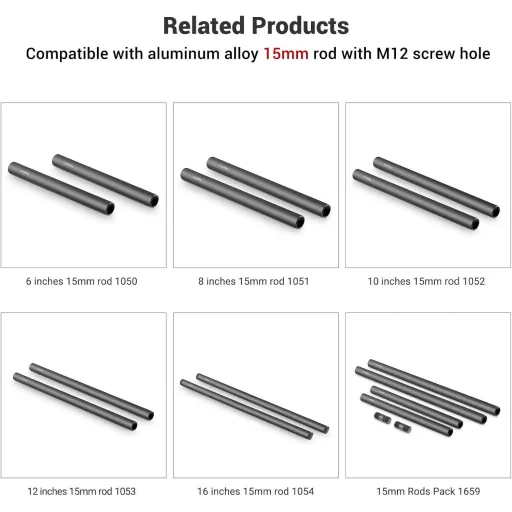 Conector prelungitor bară aluminiu 15mm, set de 2 bucăți