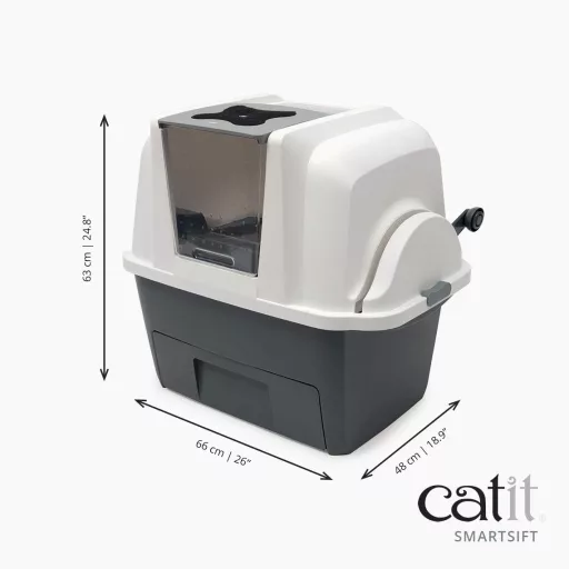 Catit SmartSift macskavécé biodegradálható betétekkel - easy cleaning