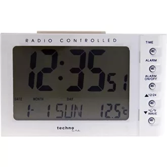 ceas deșteptător cu radio Techno Line WT 188 alb, 11,5 cm