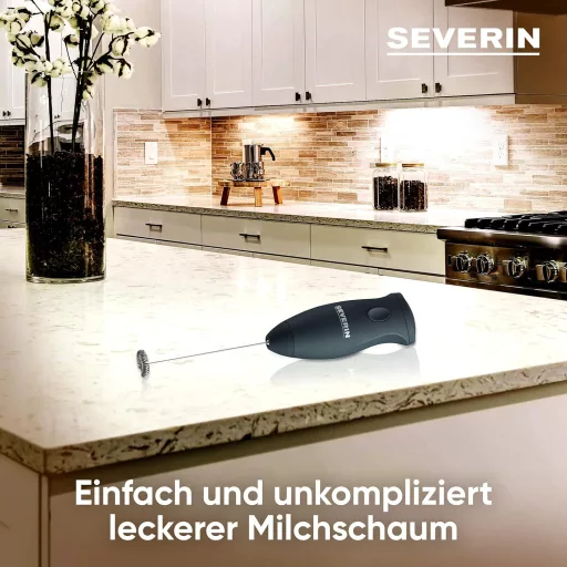 Severin SM 3590 tejhabosító bot rozsdamentes acél, akkumulátoros, 2 elem, fekete