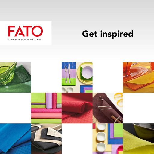 FATO Sárga Papír Szalvéta 33x33cm 2 Rétegű 50db Csomag