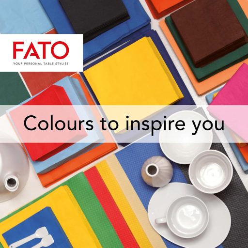 Șervețele de hârtie galbene FATO, 33x33 cm, 2 straturi, pachet de 50 bucăți