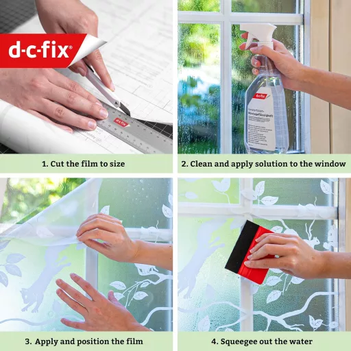 d-c-fix Ablakfólia Frost Privát 90x150cm Statikus Mattkivitelű Öntapadós Dekoratív - 90 cm x 1,5 m, Frost