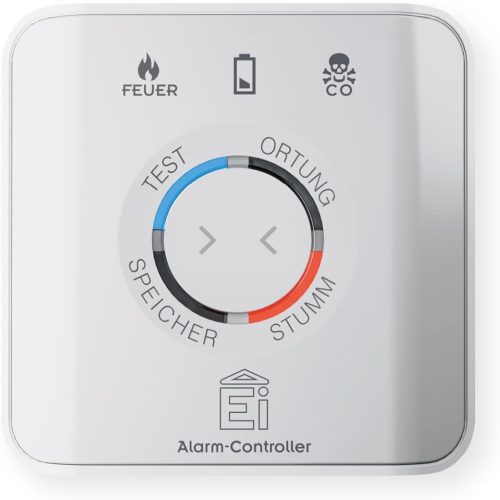 Ei Electronics EI450 AICO Radiolink Controler de alarmă de incendiu și CO - Cu buton de test/silencing/localizare, wireless, alb