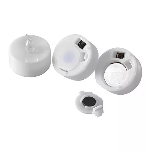 AGPTEK 24 db LED gyertya időzítővel, meleg fehér lángeffekt, 6/18 órás ciklus