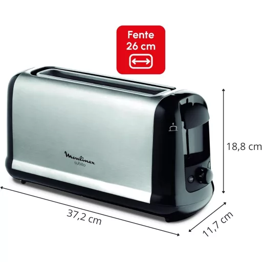 Moulinex Subito 1000W rozsdamentes kenyérpirító
