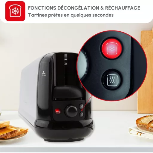 Moulinex Subito 1000W rozsdamentes kenyérpirító